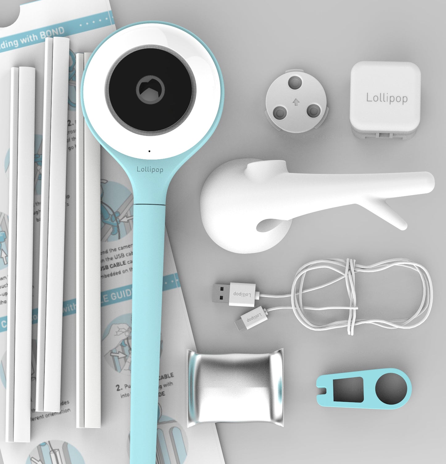 Lollipop Baby Monitor in Cotton Candy