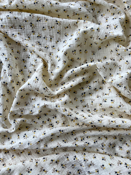 Muslin Cot Sheet in Vintage